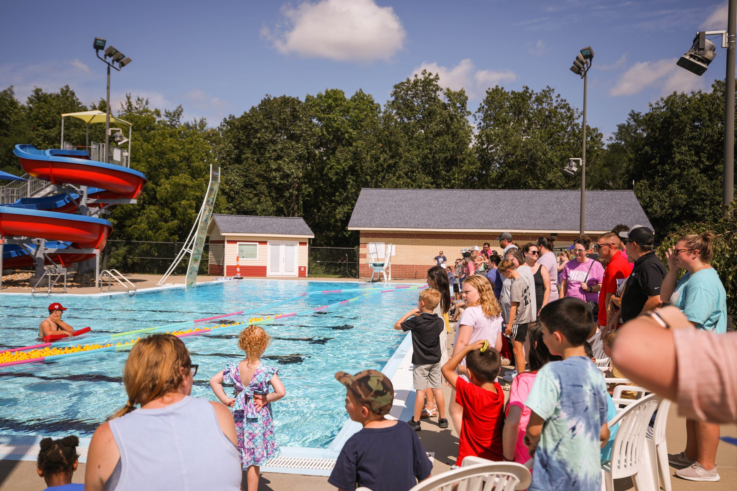 Moberly's Annual Duck Race.