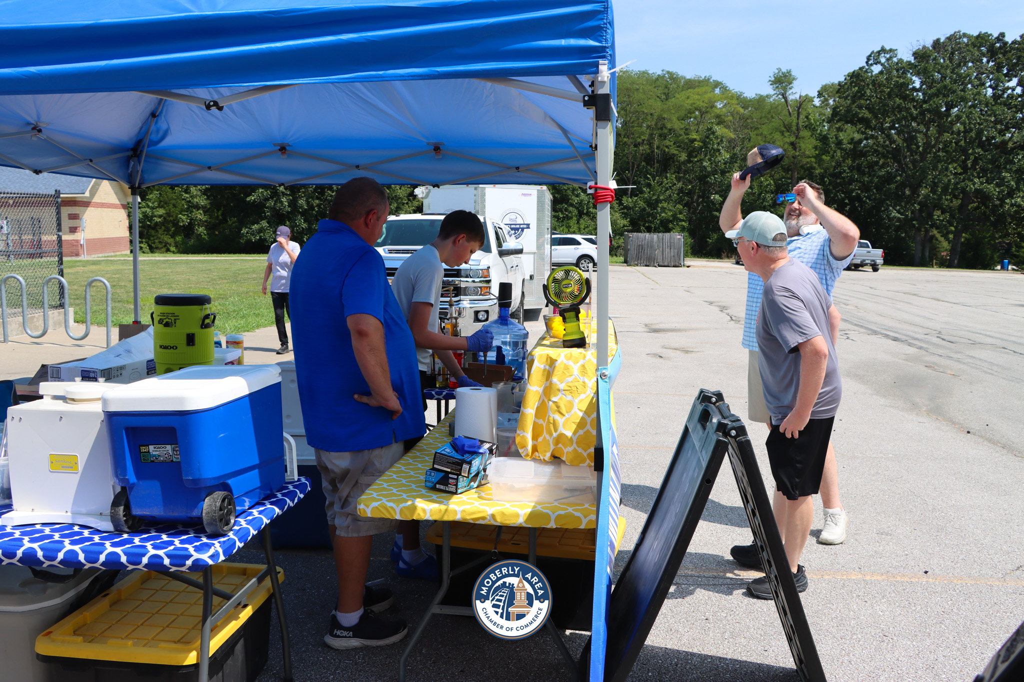 Moberly's Annual Duck Race.