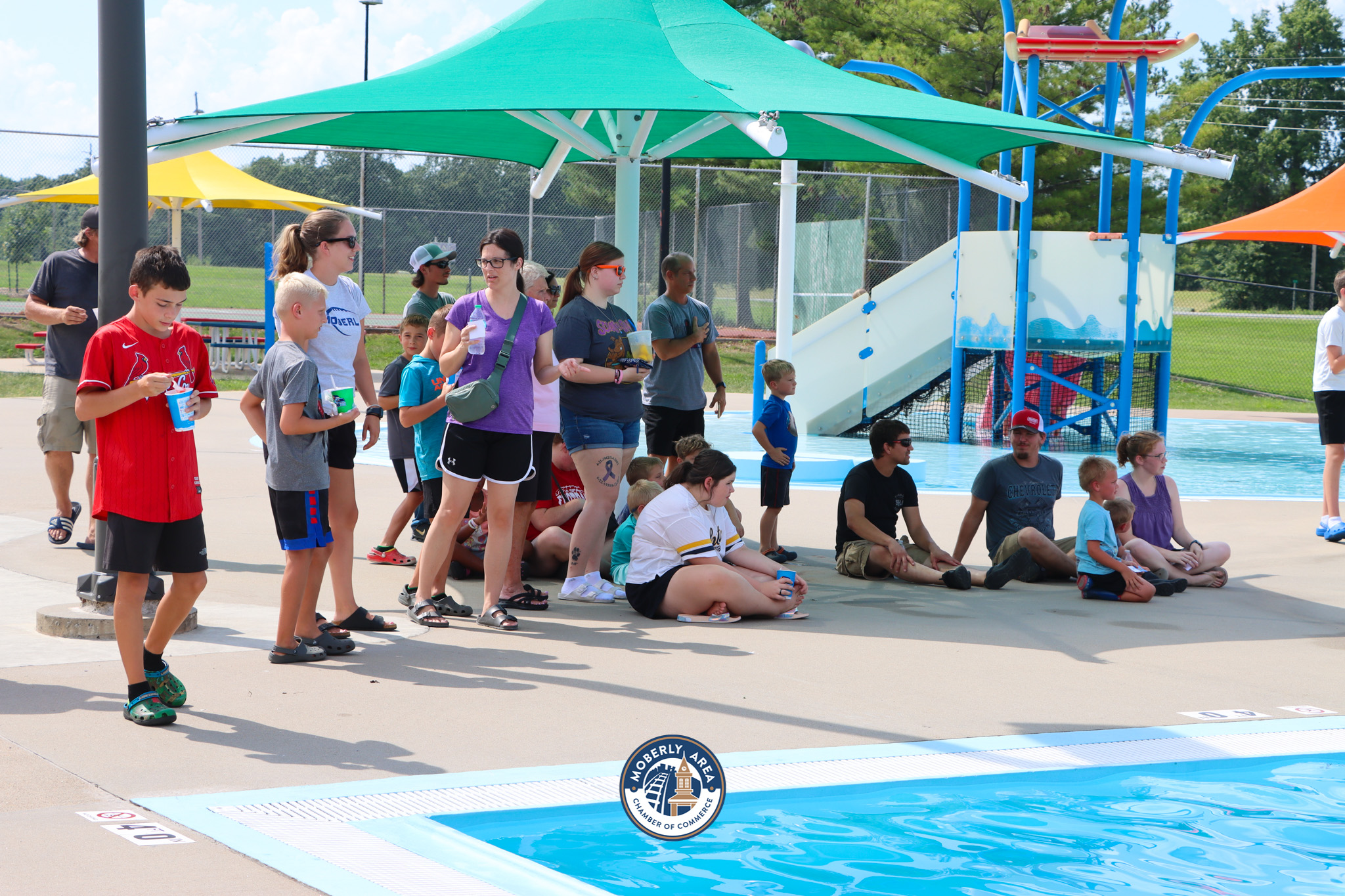 Moberly's Annual Duck Race.