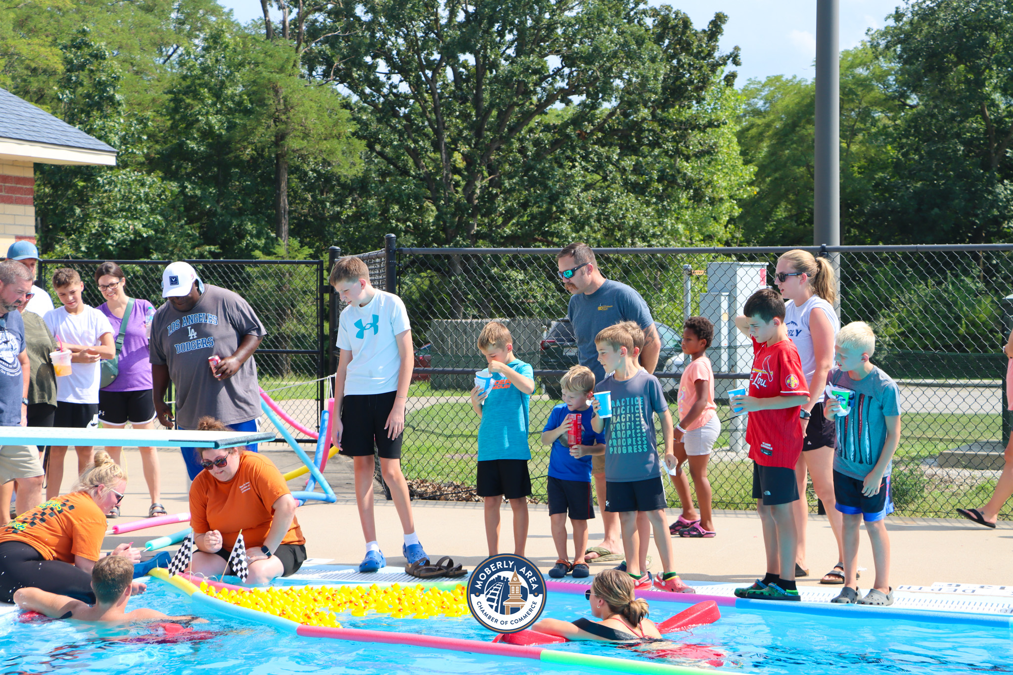 Moberly's Annual Duck Race.
